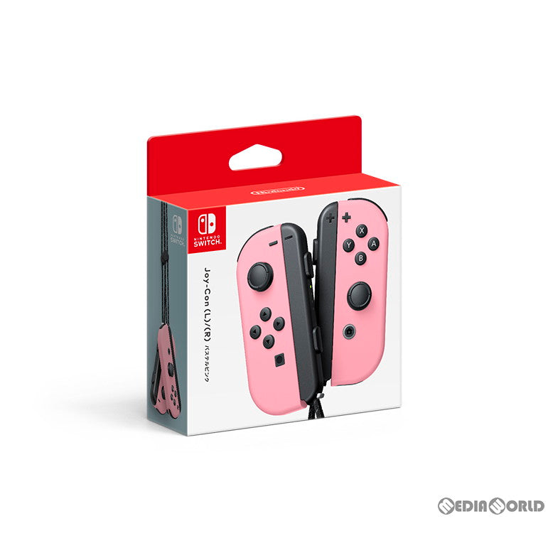 【新品】【お取り寄せ】[ACC][Switch] Joy-Con(L) /(R) パステルピンク(ジョイコンL/R パステルピンク) 任天堂(HAC-A-JAYAF) (20240322)