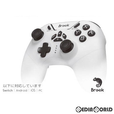 【新品】【お取り寄せ】[ACC][Switch] ワイヤレスコントローラ ホワイト Brook Vivid(ブルック ビビッド) Brook(BK-0002)(20240320)