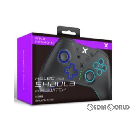 【新品】【お取り寄せ】[ACC][Switch] ワイヤレスターボ マクロ コントローラー HELEC PAD(へレックパッド) シャウラ HELEC(HEL-107)(20240229)