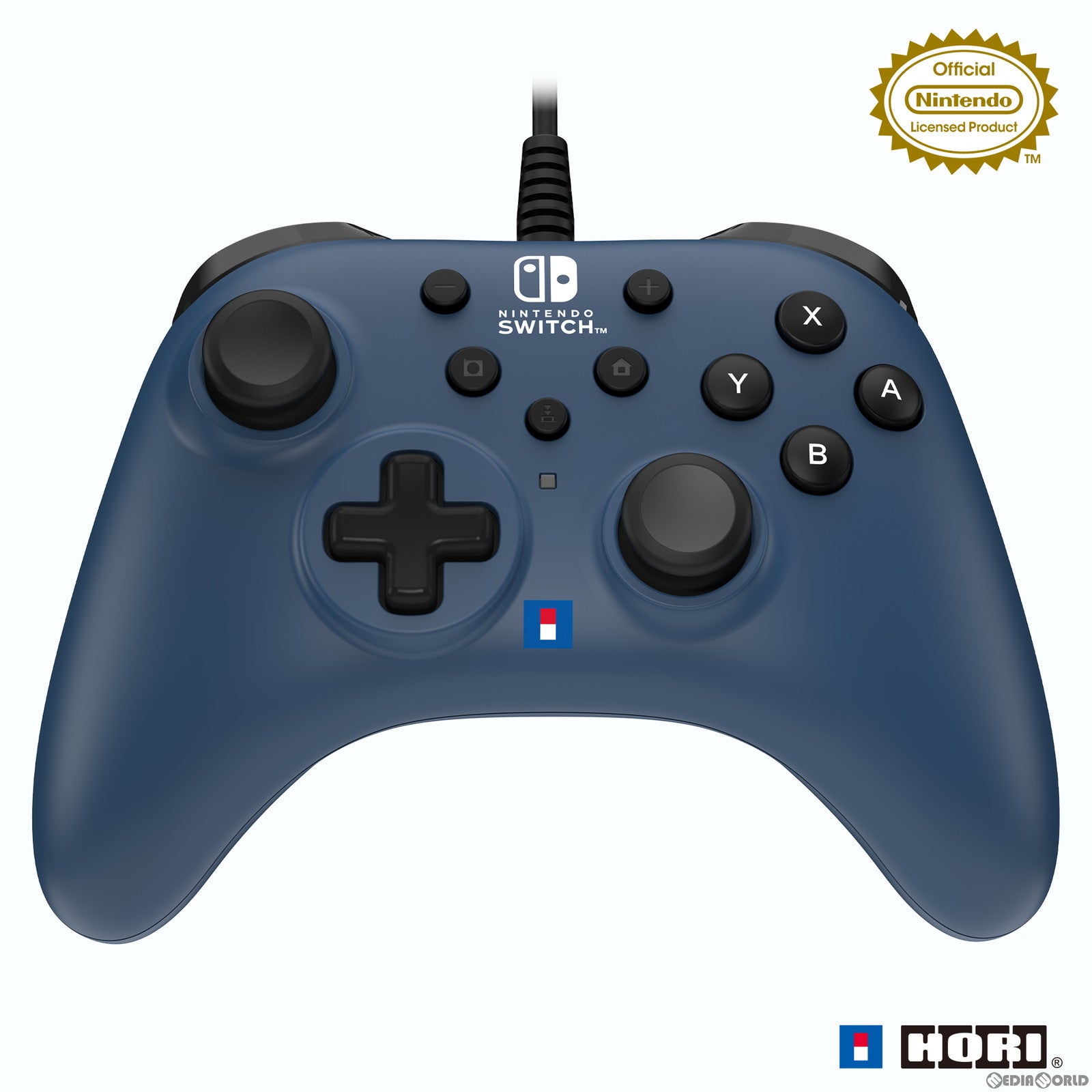 【中古即納】[ACC][Switch] ホリパッド TURBO(ターボ) for Nintendo Switch(ニンテンドースイッチ)/PC ネイビー 任天堂ライセンス商品 HORI(NSW-475)(20240328)