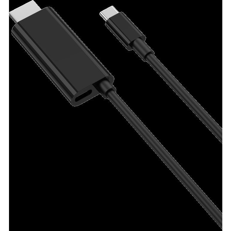 【新品】【お取り寄せ】[ACC][Switch] CYBER・ドック機能付きHDMI変換ケーブル(SWITCH用)(スイッチ用) ブラック サイバーガジェット(CY-NSDHMC-BK)(20241029)