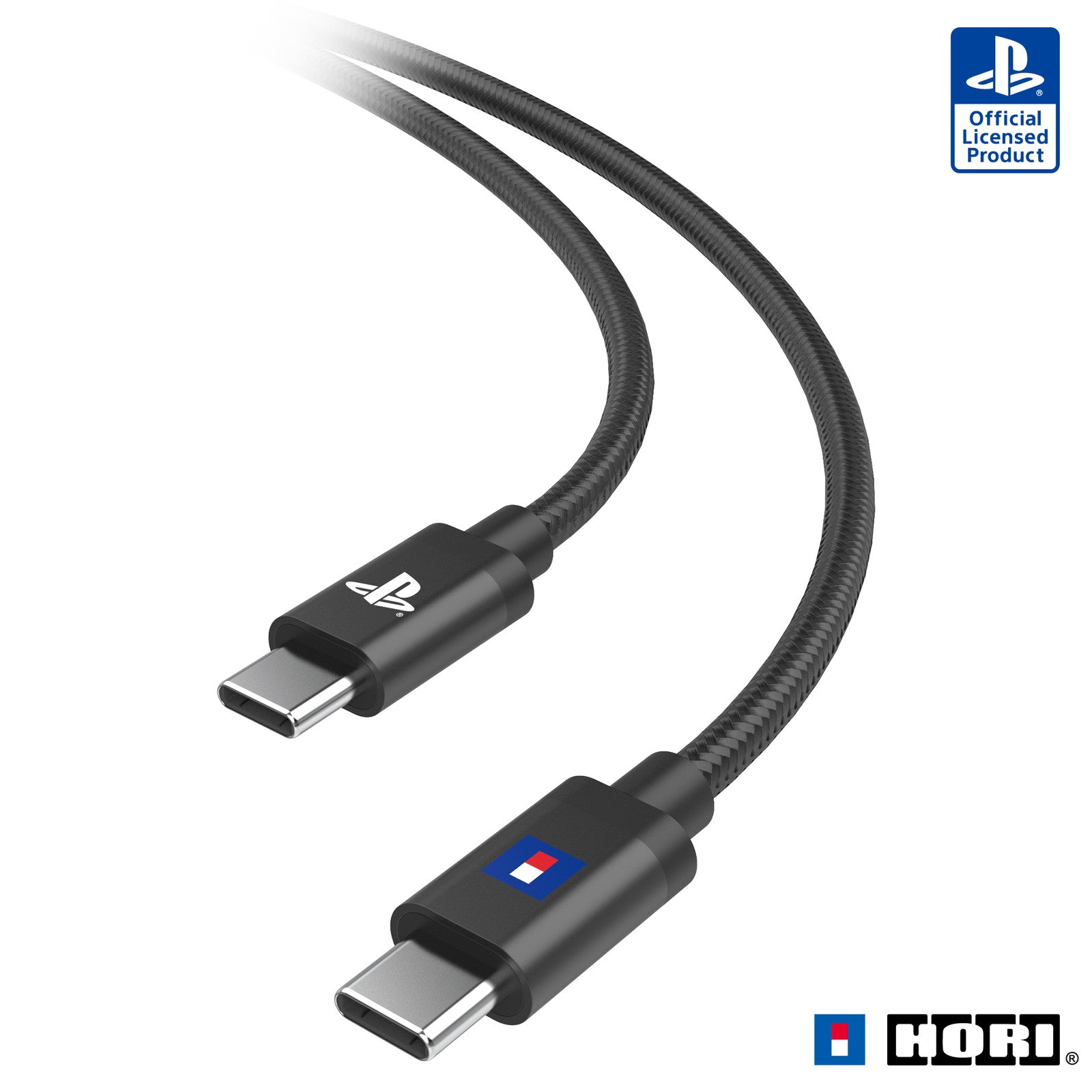 【新品即納】[ACC][PS5] DualSense(デュアルセンス) ワイヤレスコントローラー専用 USB-CtoC充電ケーブル ソニーライセンス商品 HORI(SPF-041) (20240725)