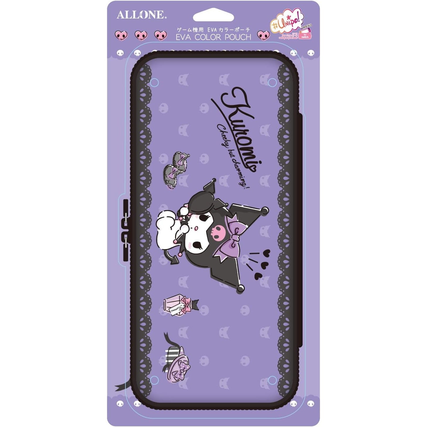 【新品即納】[ACC][Switch] ゲーム用EVAカラーポーチ #Unipo サンリオキャラクターズ クロミ アローン(ALG-NSUSEPKU) (20240909)