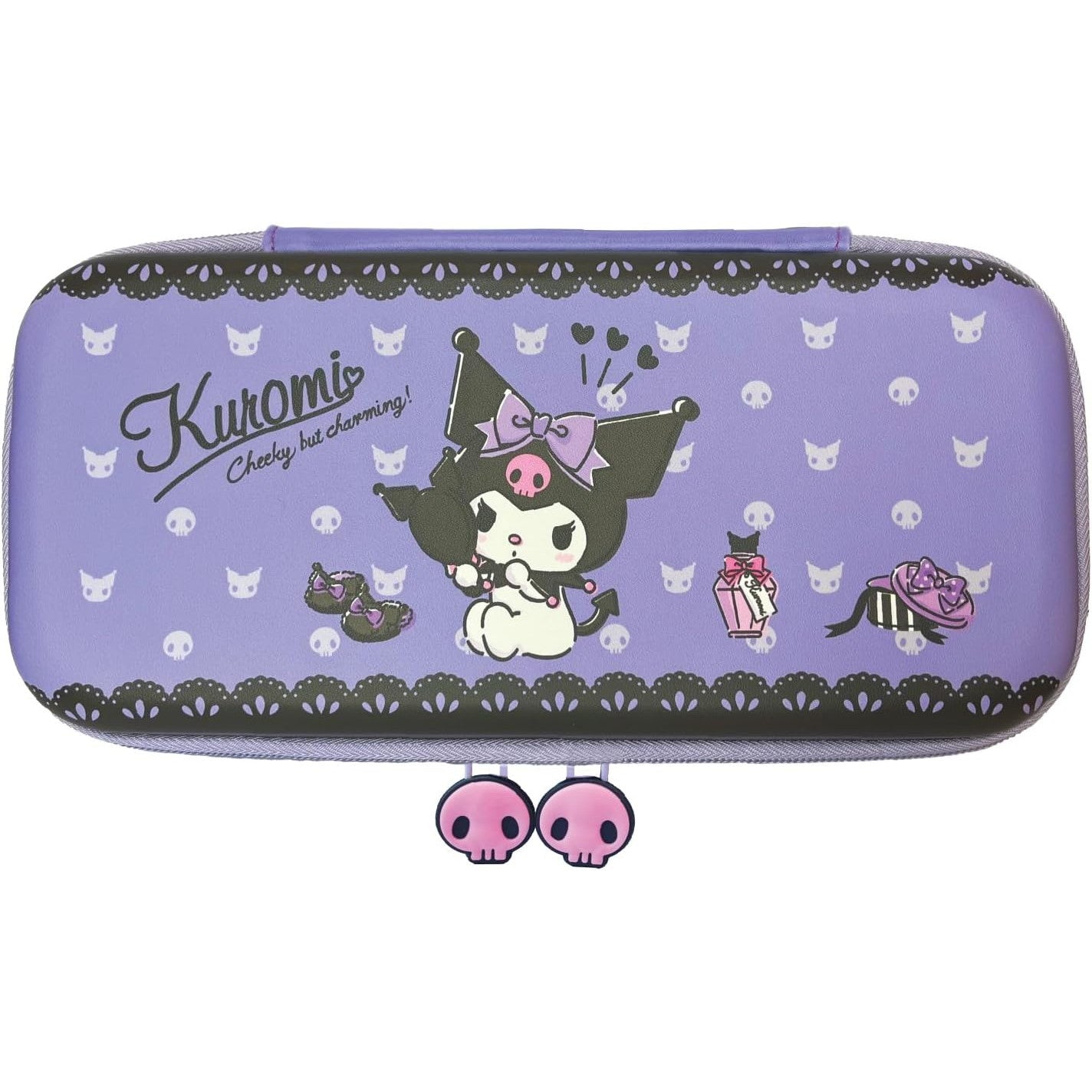 【新品即納】[ACC][Switch] ゲーム用EVAカラーポーチ #Unipo サンリオキャラクターズ クロミ アローン(ALG-NSUSEPKU) (20240909)