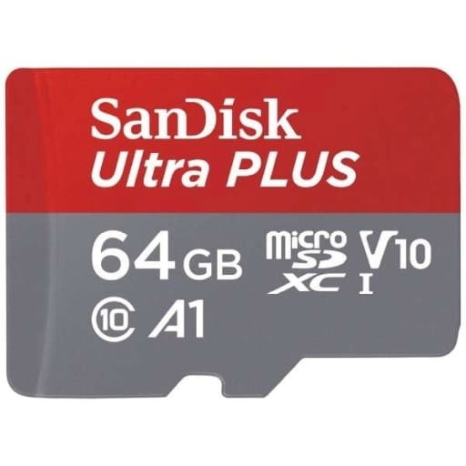 【中古即納】[ACC][Switch] microSDXCカード(マイクロSDXCカード) Ultra PLUS 64GB SanDisk(SDSQUBC-064G-JB3CD)(20171208)
