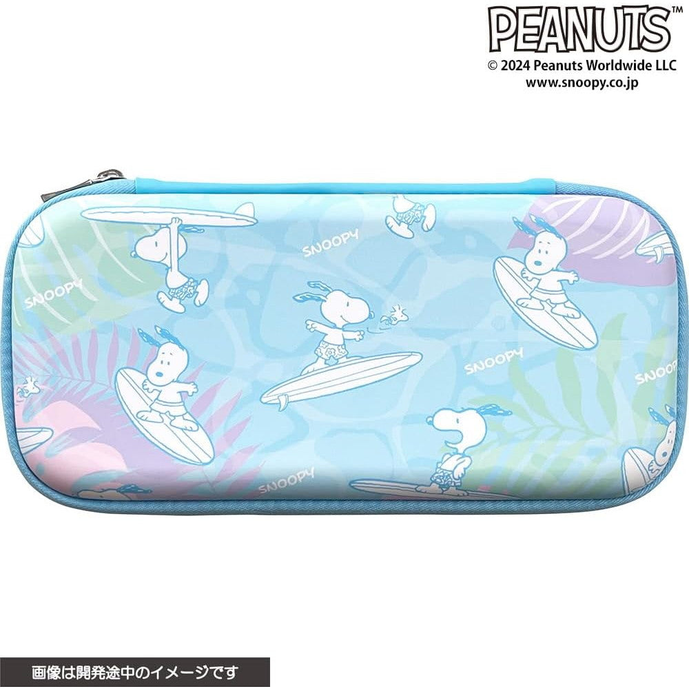 【新品】【お取り寄せ】[ACC][Switch] スヌーピー ポーチ(SWITCH/SWITCH 有機EL用)(スイッチ/スイッチ 有機EL用) サーフィン タイプツー(T2-SNPSOP-SF)(20241112)