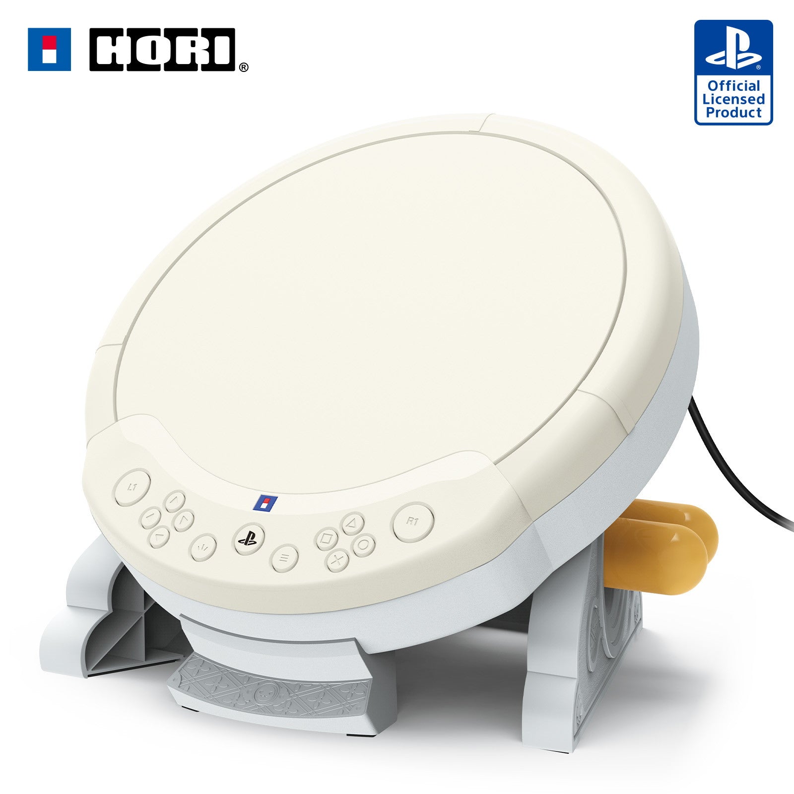 【新品】【お取り寄せ】[ACC][PS5] 太鼓の達人専用コントローラー 太鼓とバチ for PlayStation5 PlayStation4 Windows PC ソニーライセンス商品 ホリ(SPF-042)(20241107)