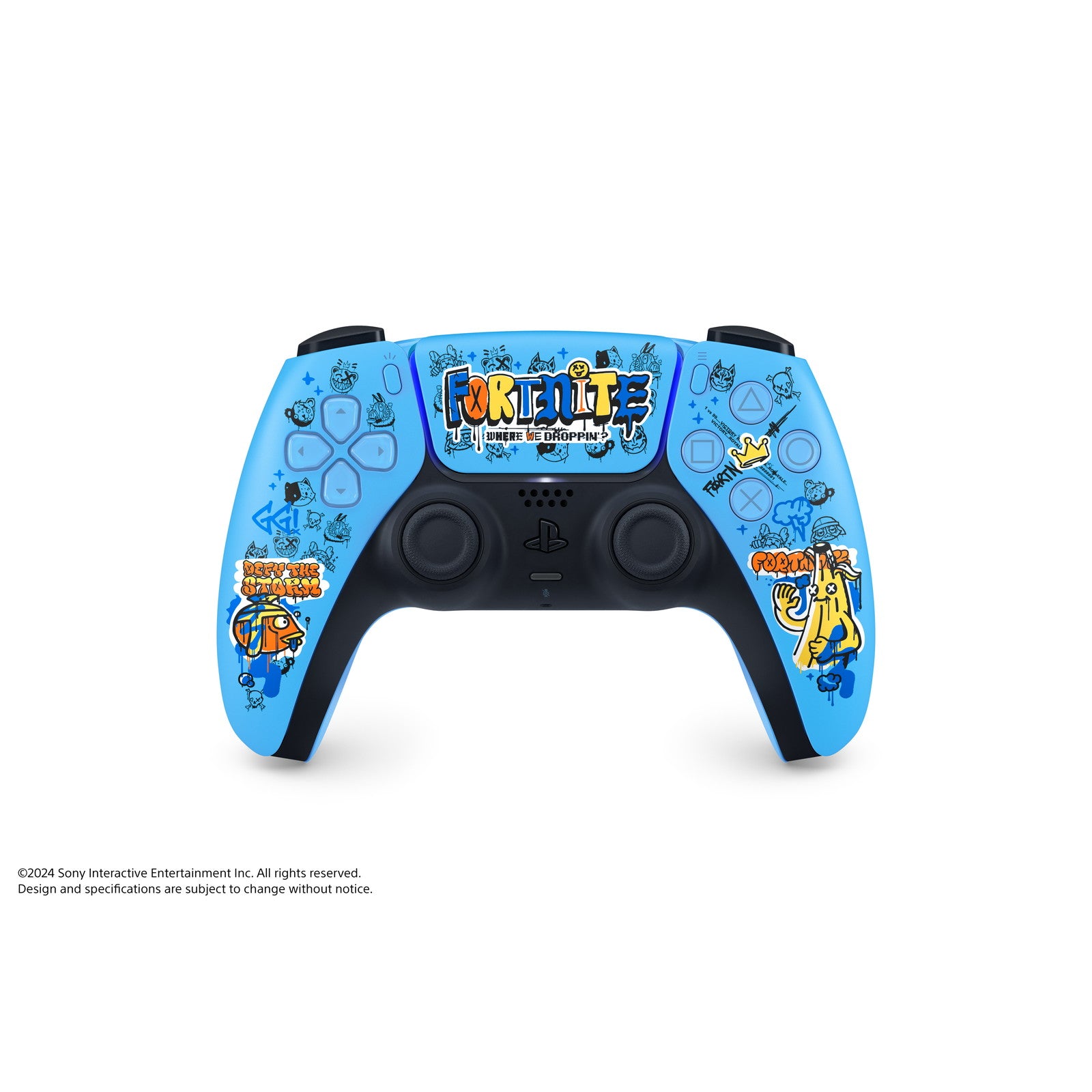【中古即納】[お得品][表紙説明書なし][ACC][PS5] DualSense(デュアルセンス) ワイヤレスコントローラー フォートナイト リミテッドエディション SIE(CFI-ZCT1JZ4)(20241107)