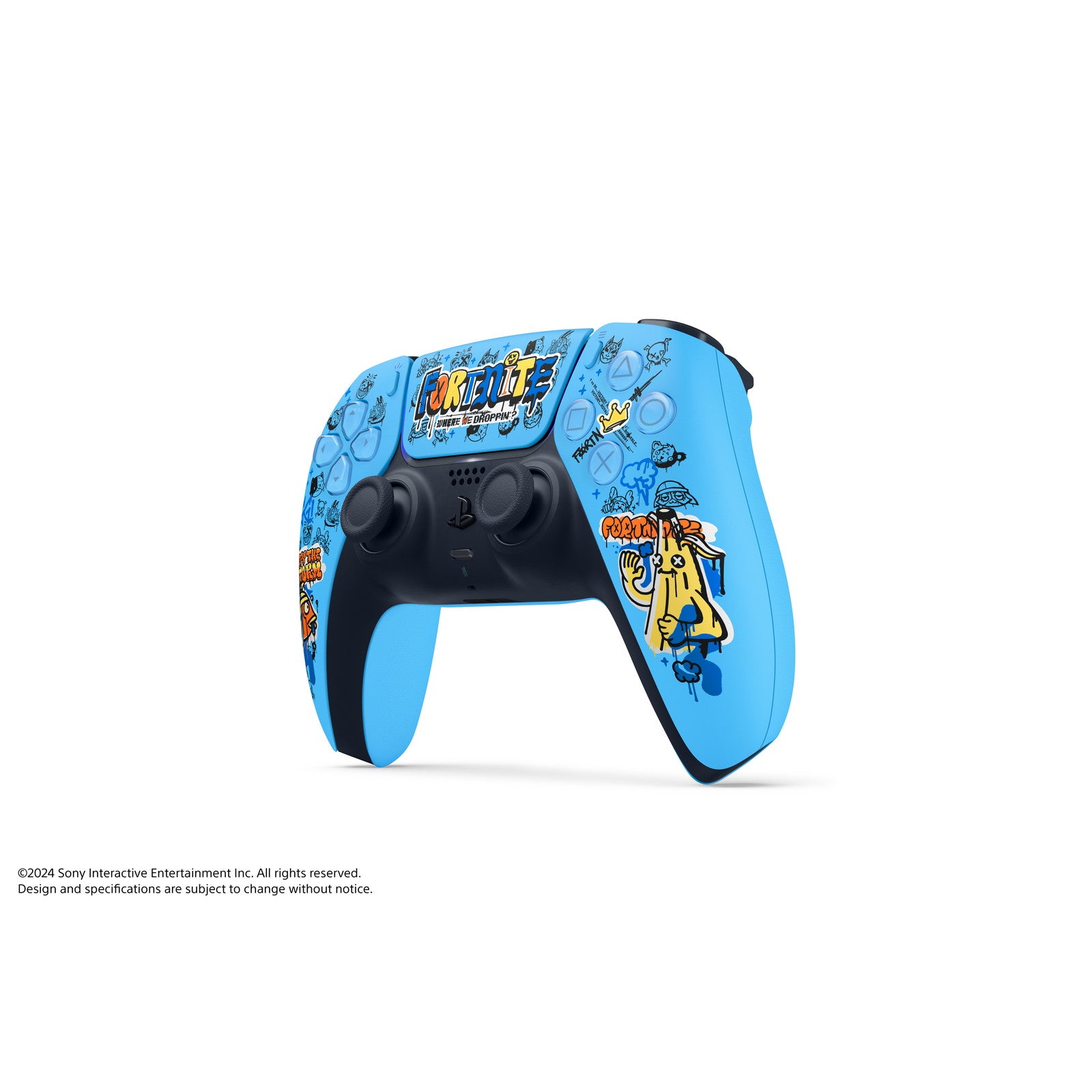 【中古即納】[お得品][表紙説明書なし][ACC][PS5] DualSense(デュアルセンス) ワイヤレスコントローラー フォートナイト リミテッドエディション SIE(CFI-ZCT1JZ4)(20241107)