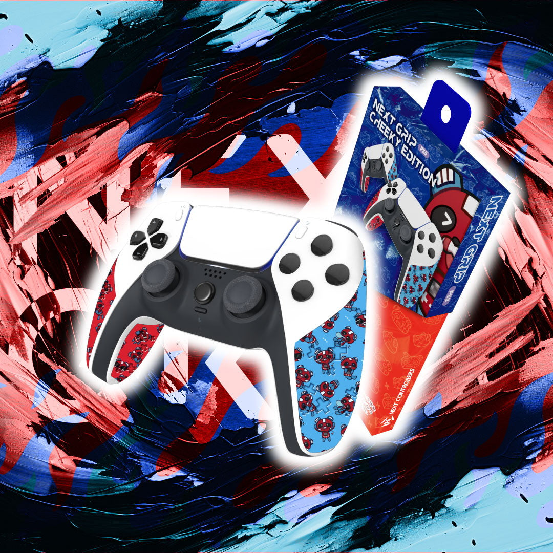 【新品即納】[ACC][PS5] NEXTグリップ(ネクストグリップ) チーキー コントローラーグリップ PS5用 しまリス堂(20241130)