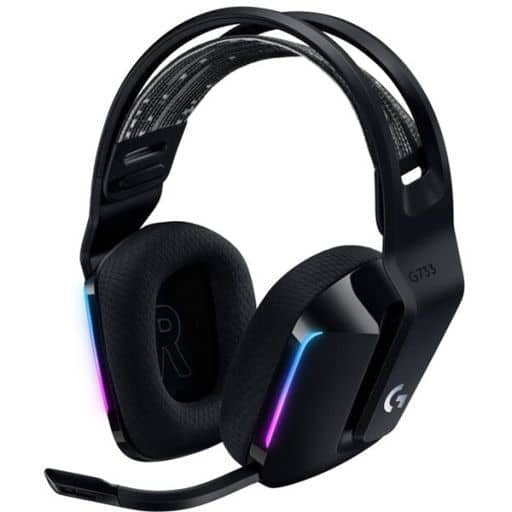 【中古即納】[ACC][PS4] G733 LIGHTSPEED(ライトスピード) ワイヤレス RGBゲーミングヘッドセット ブラック Logicool(ロジクール)(G733-BK)(20200917)