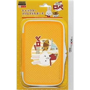 【中古即納】[ACC][3DS] 紙兎ロペ キャラクタースリムEVAポーチ for Newニンテンドー3DSLL ロペ&アキラ先輩(イエロー) 任天堂公式ライセンス商品 アイレックス(ILXNL111)(20150804)