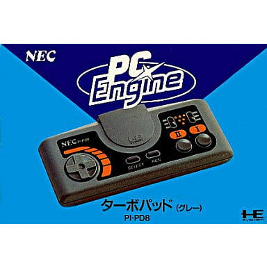 【中古即納】[ACC][PCE] PCエンジン専用 ターボパッド(グレー) NECホームエレクトロニクス(PI-PD8)(19871030)