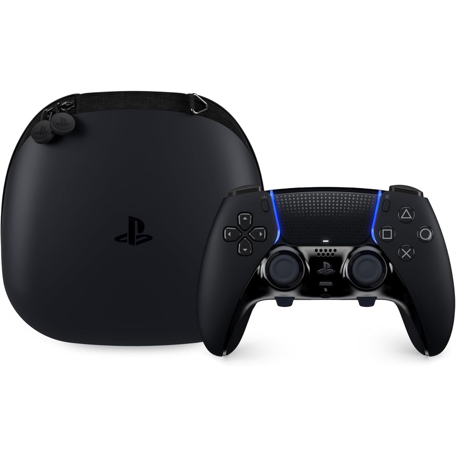 【中古即納】[お得品][表紙説明書なし][ACC][PS5] DualSense Edge(デュアルセンス エッジ) ワイヤレスコントローラー ミッドナイト ブラック SIE(CFI-ZCP1J01)(20250220)