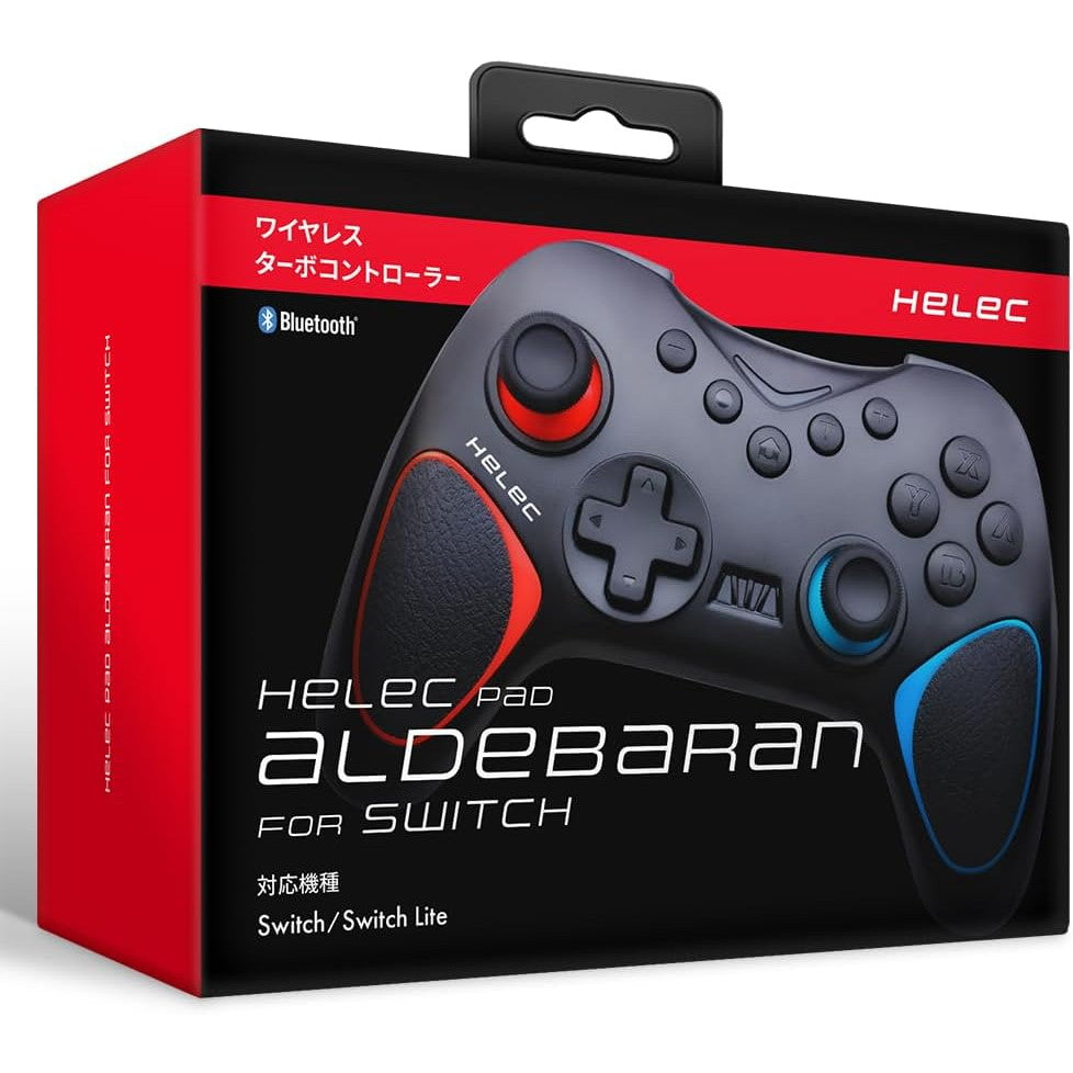 【中古即納】[ACC][Switch] ワイヤレスターボ コントローラー HELEC PAD ALDEBARAN FOR SWITCH(へレックパッド アルデバラン フォースイッチ) HELEC(ヘレック)(HEL-105)(20230904)