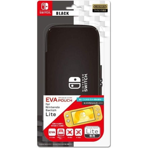 【中古即納】[ACC][Switch] Switch Lite用(スイッチライト用) EVAポーチLite ブラック 任天堂ライセンス商品 アイレックス(ILXSL295)(20190930)