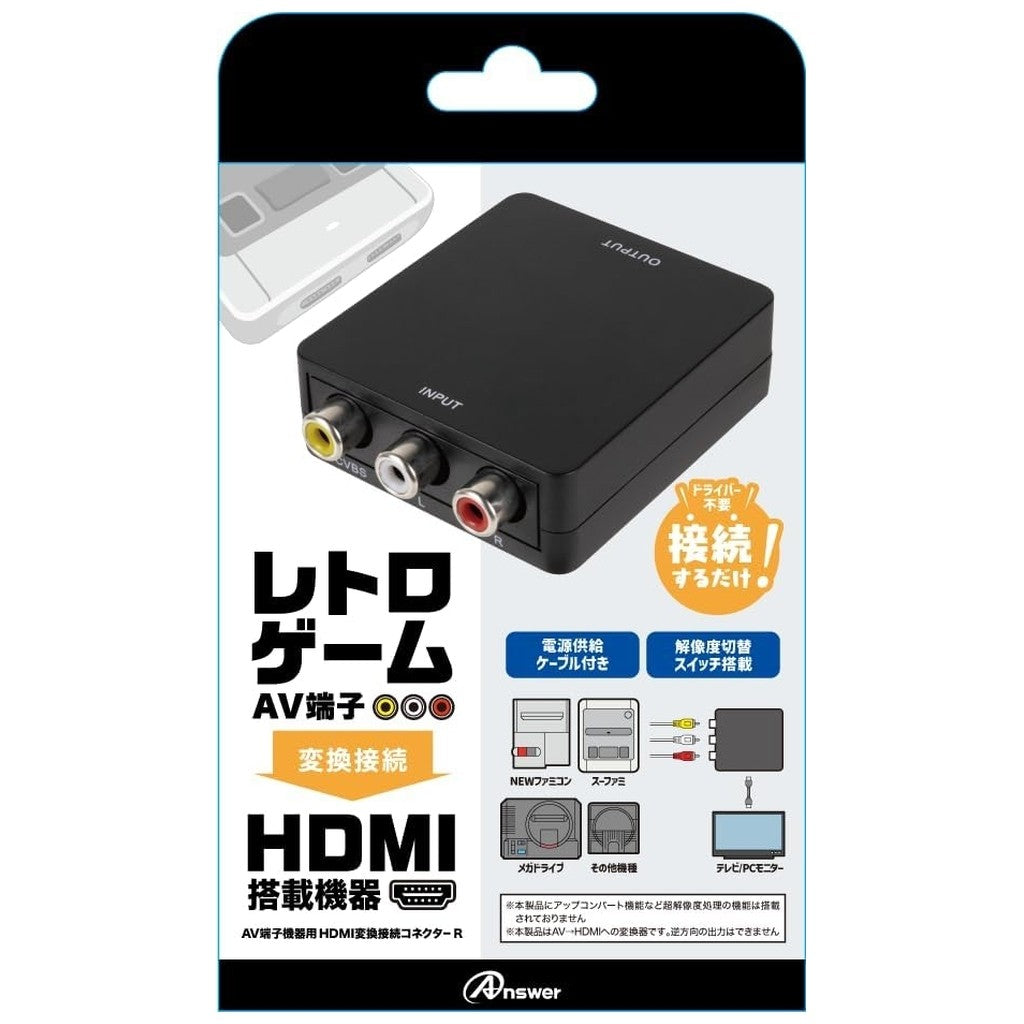 【新品】【お取り寄せ】[ACC][SFC] AV接続端子用 HDMI接続端子コネクター R アンサー(ANS-H149)(20250228)