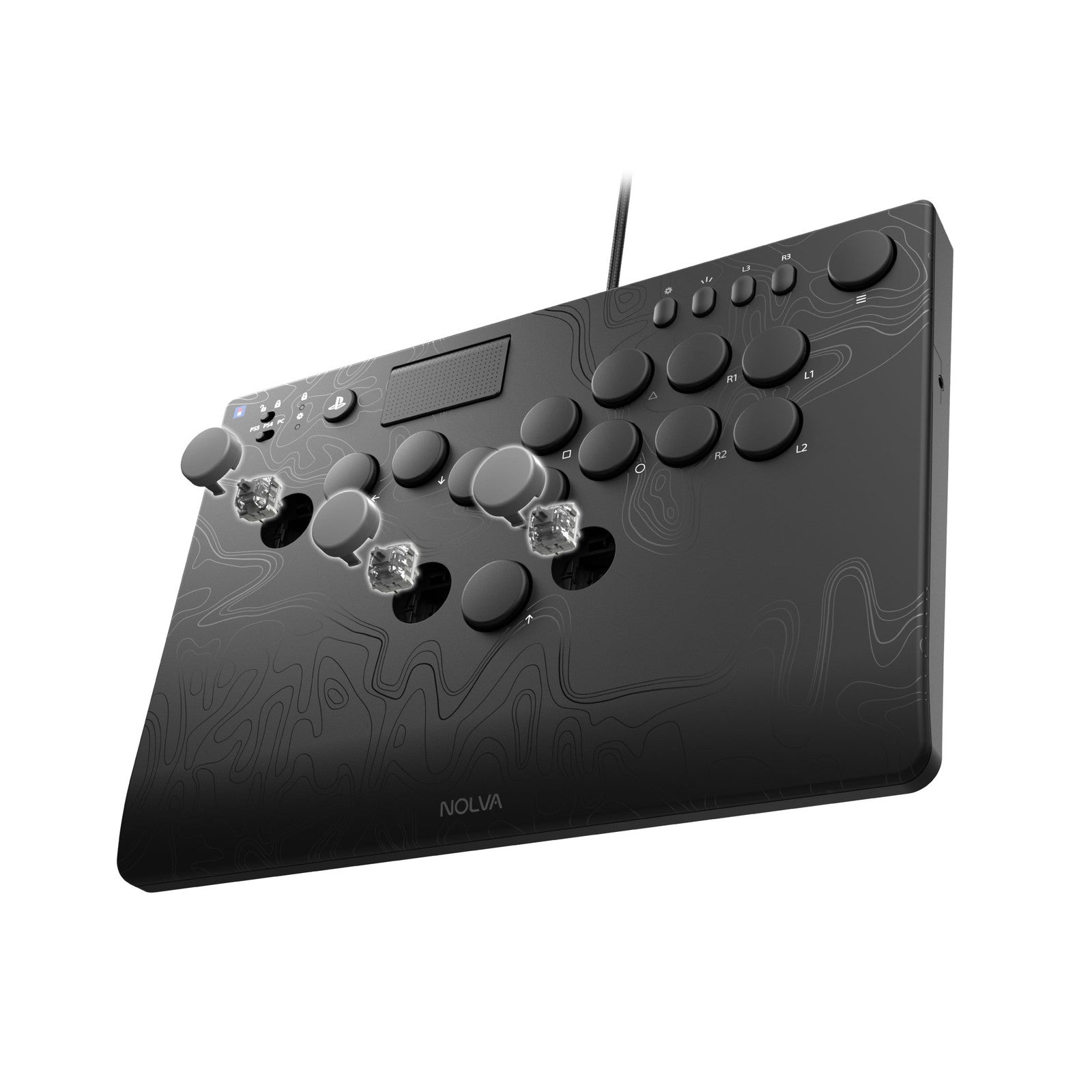 【新品即納】[ACC][PS5] NOLVA Mechanical All-Button ArcadeController(ノルヴァ メカニカル オールボタン アーケードコントローラー) for PlayStation 5 Windows PC ソニーライセンス商品 HORI(SPF-049)(20250424)