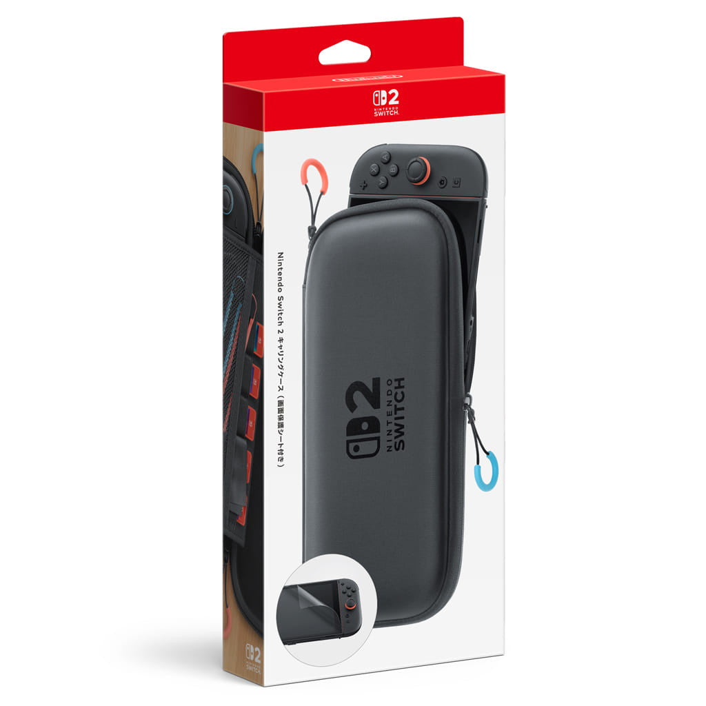 【中古即納】[お得品][表紙説明書なし][ACC][Switch2] Nintendo Switch 2(ニンテンドースイッチ2) キャリングケース(画面保護シート付き) 任天堂(BEE-A-PSSAA)(20250605)