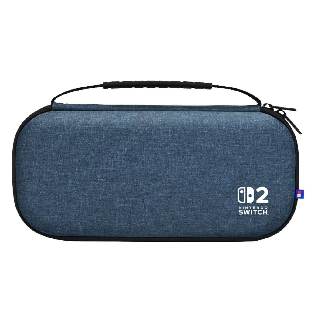 【新品】【お取り寄せ】[ACC][Switch2] スリムハードポーチ プラス for Nintendo Switch 2(ニンテンドースイッチ2)(インディゴブルー) 任天堂ライセンス商品 HORI(NSX-076)(20250605)