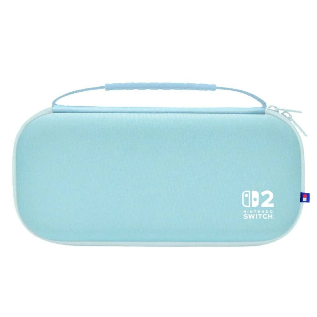 【新品】【お取り寄せ】[ACC][Switch2] スリムハードポーチ プラス for Nintendo Switch 2(ニンテンドースイッチ2)(パステルブルー) 任天堂ライセンス商品 HORI(NSX-078)(20250605)