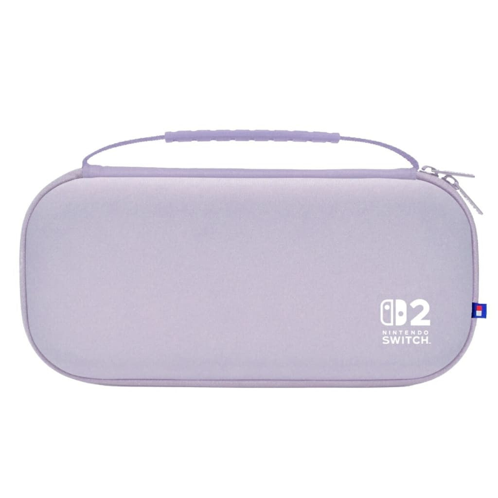【新品】【お取り寄せ】[ACC][Switch2] スリムハードポーチ プラス for Nintendo Switch 2(ニンテンドースイッチ2)(パステルパープル) 任天堂ライセンス商品 HORI(NSX-079)(20250605)