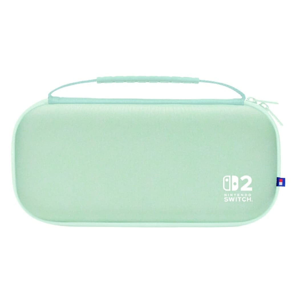 【新品】【お取り寄せ】[ACC][Switch2] スリムハードポーチ プラス for Nintendo Switch 2(ニンテンドースイッチ2)(パステルグリーン) 任天堂ライセンス商品 HORI(NSX-080)(20250605)
