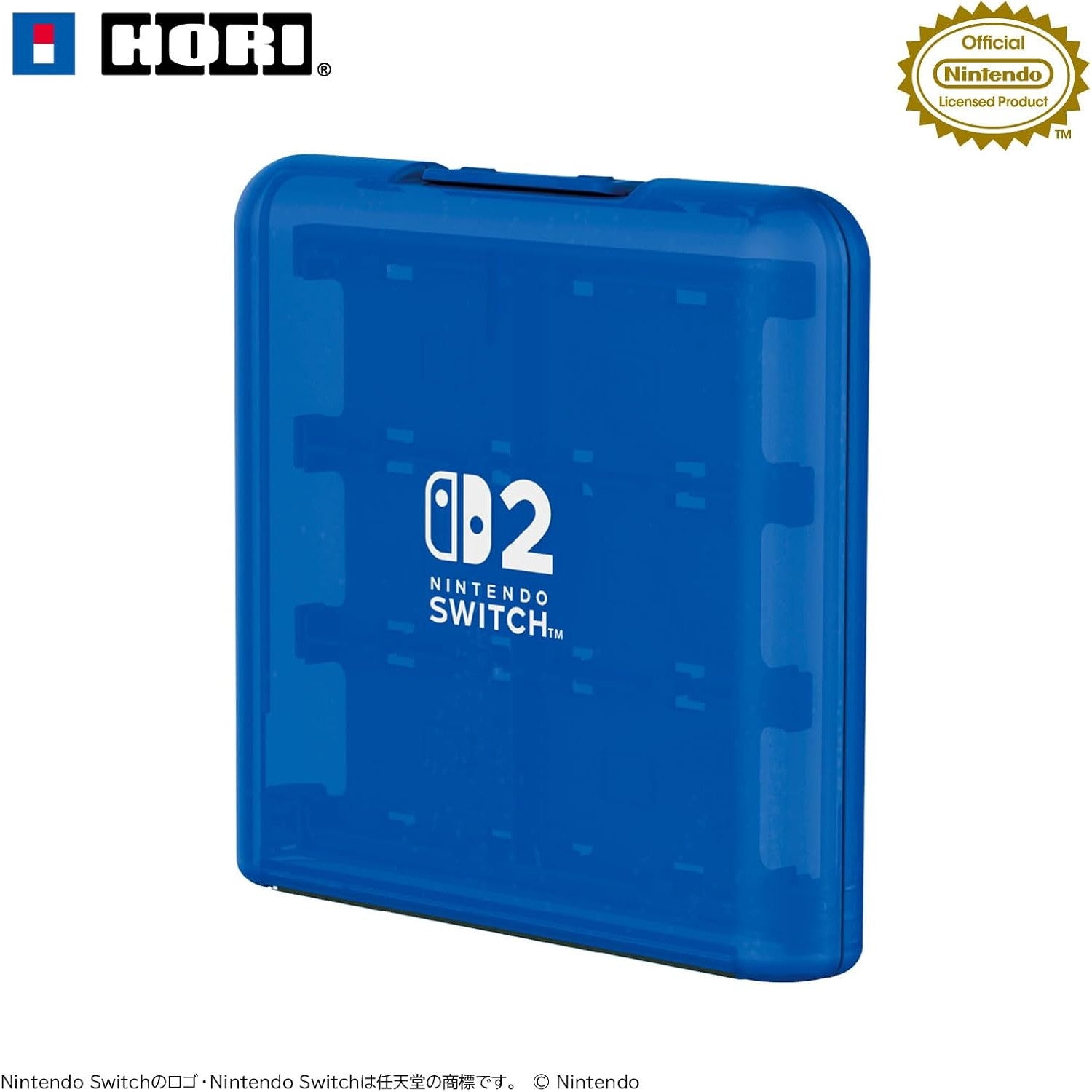 【予約前日出荷】[ACC][Switch2] カードケース 12枚収納 for Nintendo Switch 2(ニンテンドースイッチ2)(クリアブルー) 任天堂ライセンス商品 HORI(NSX-069)(2025年6月)