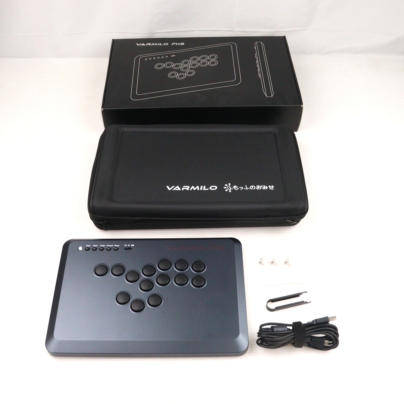 【中古即納】[ACC][ETC] FK2 Black Leverless Arcade Controller for Fighting Games(ブラック レバーレス アーケードコントローラー フォー ファイティングゲームス) Varmilo(アミロ)(VM-FK2-BLACK)(20241231)