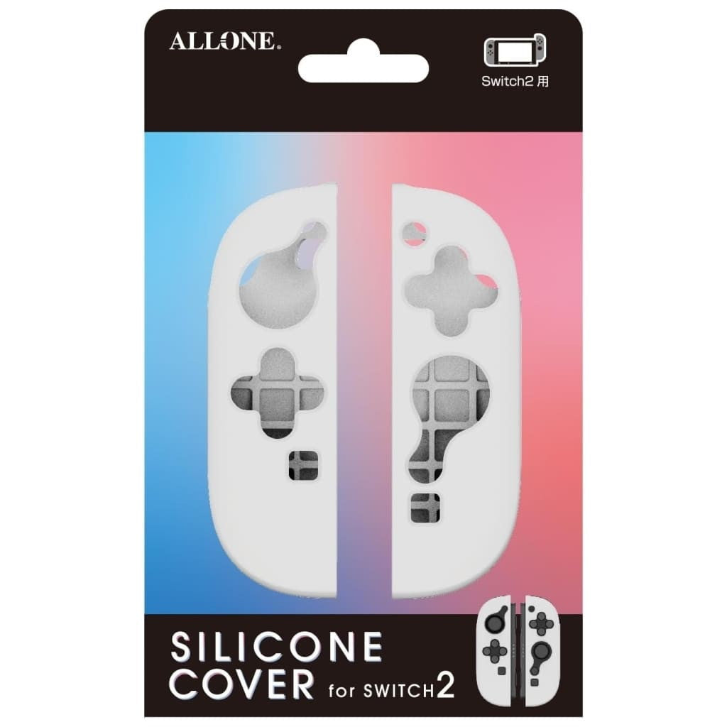 【新品】【お取り寄せ】[ACC][Switch2] Switch2用(スイッチ2用) Joy-Con対応シリコンカバー ホワイト アローン(ALG-NS2JSCWH)(20250605)