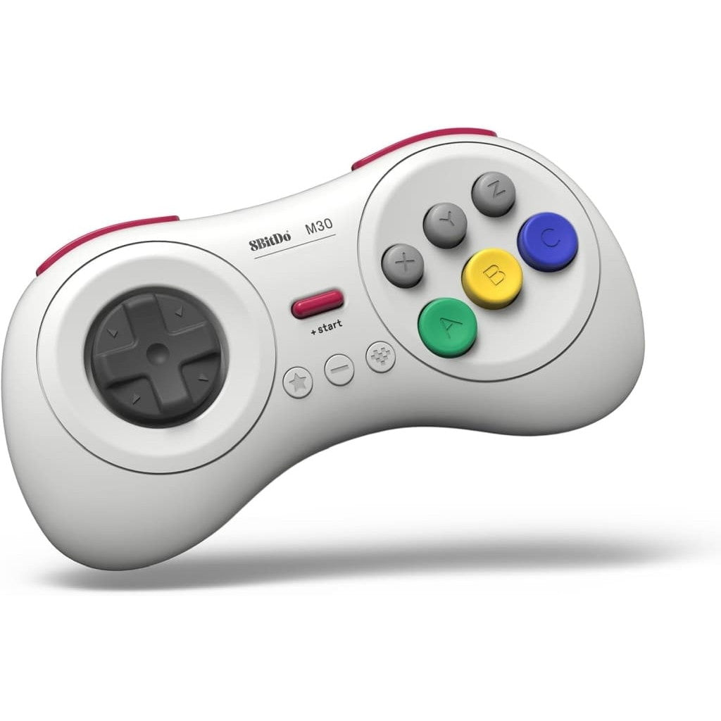 【中古即納】[ACC][Switch] 8BitDo M30 Bluetoothゲームパッド 無線コントローラー ホワイト 8BitDo(80HA)(20231231)
