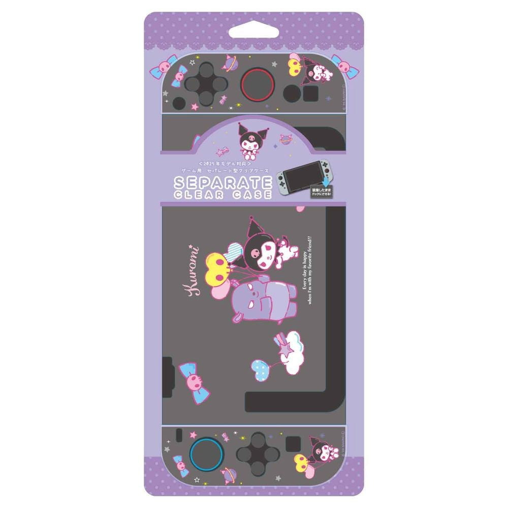 【新品即納】[ACC][Switch2] セパレート型クリアケース サンリオキャラクターズ2 クロミ アローン(ALG-NS2SCKU)(20250808)
