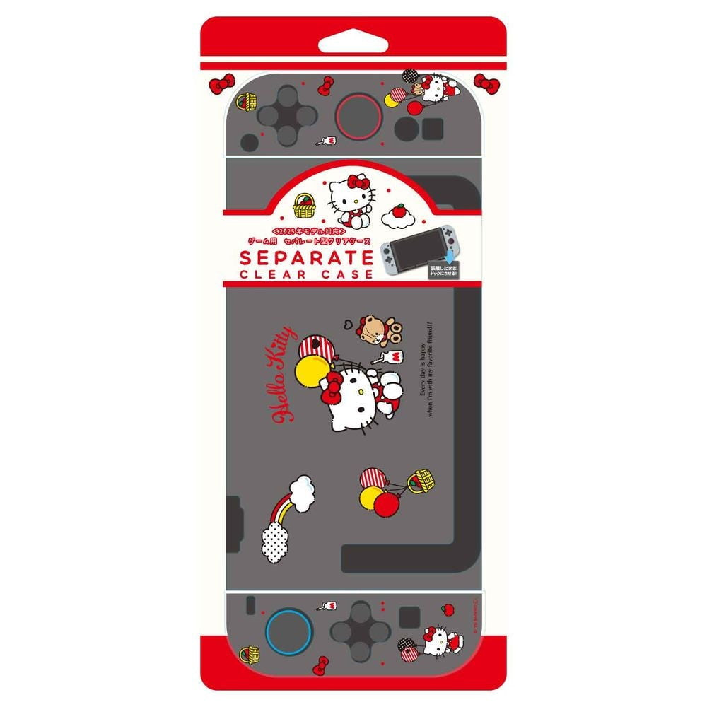 【新品】【お取り寄せ】[ACC][Switch2] セパレート型クリアケース サンリオキャラクターズ2 ハローキティ アローン(ALG-NS2SCKT)(20250808)