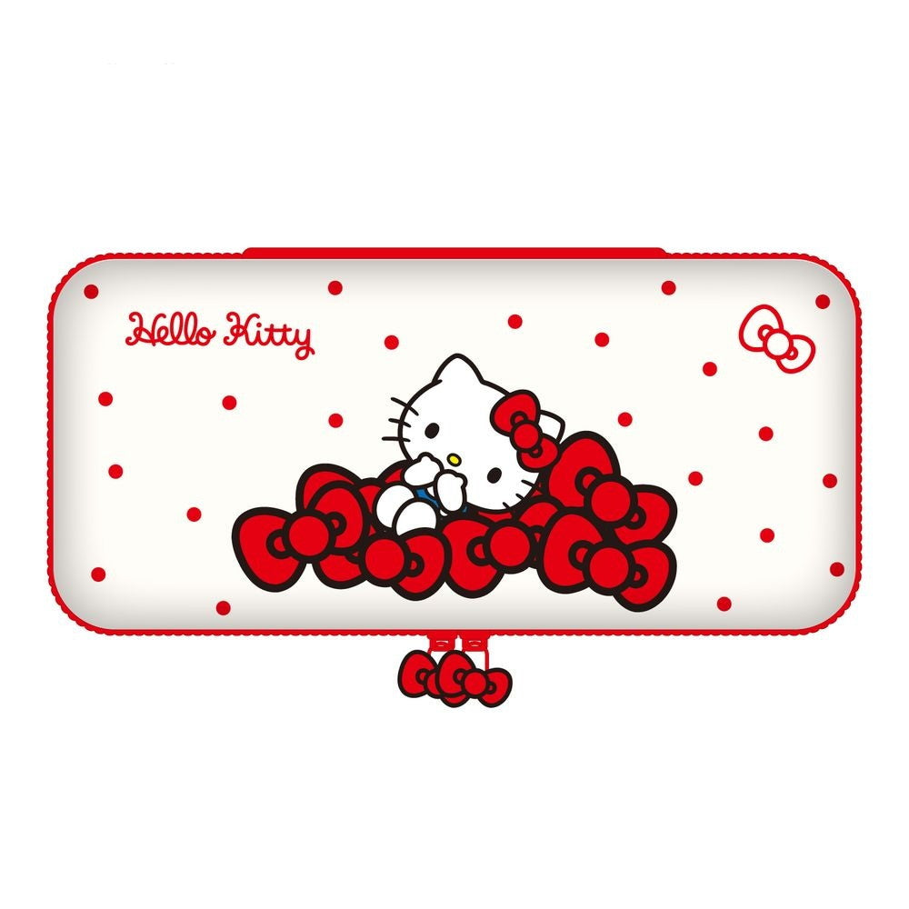 【新品即納】[ACC][Switch2] EVAカラーポーチ サンリオキャラクターズ2 ハローキティ アローン(ALG-NS2EPKT)(20250909)