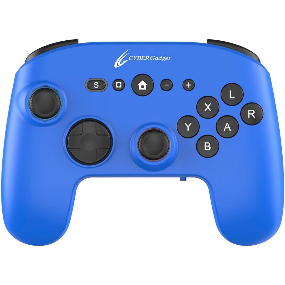【予約前日出荷】[ACC][Switch2] CYBER・ゲーミングコントローラー6B 無線タイプ(Switch2用/スイッチ2用) ブルー サイバーガジェット(CY-S2GC6BWL-BL)(2025年11月)