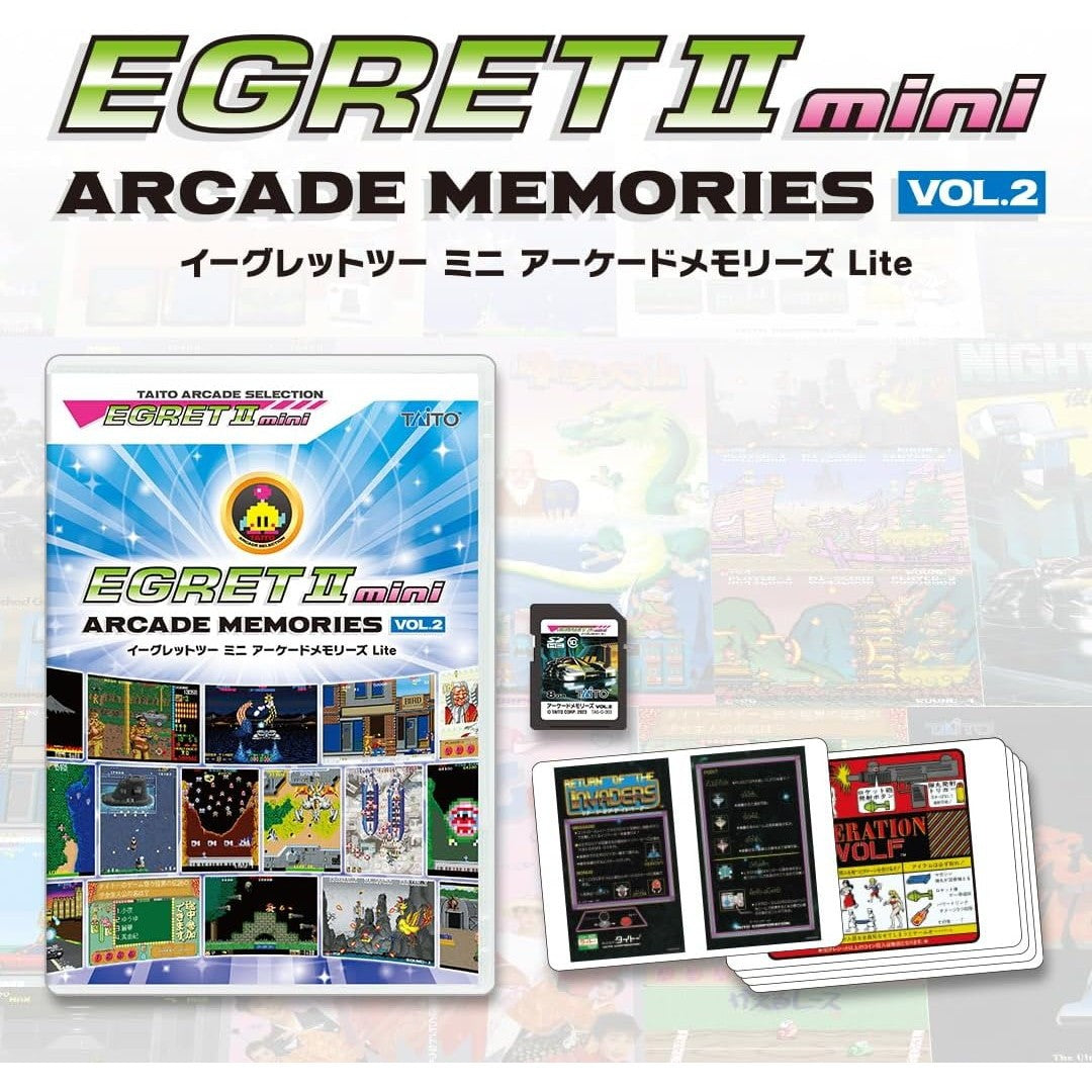 【新品】【お取り寄せ】[ACC][ETC] EGRETII mini ARCADE MEMORIES Lite(イーグレットツー ミニ アーケードメモリーズ ライト) VOL.2 タイトー(TAS-L-002)(20251218)