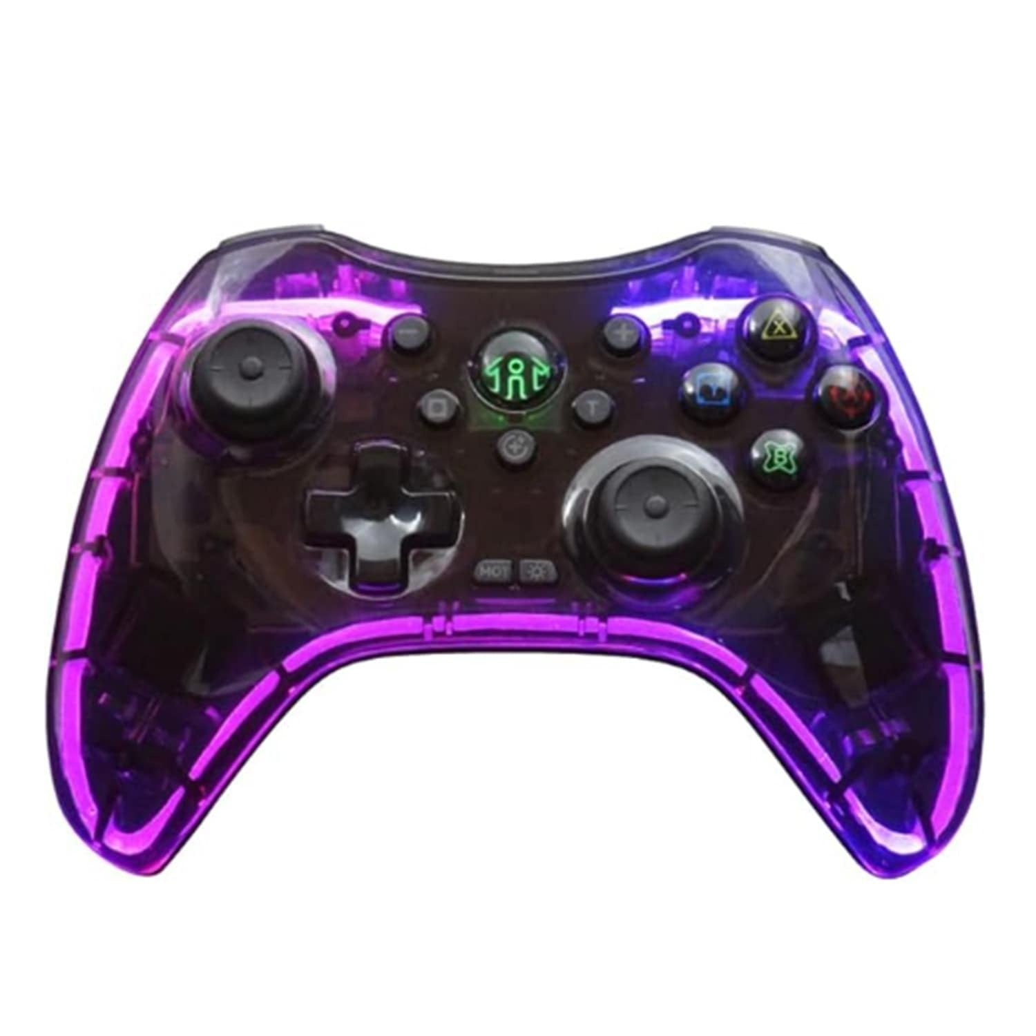 【新品即納】[ACC][Switch2] Switch2用(スイッチ2用) ワイヤレスネオンコントローラークリア ブラック アローン(ALG-NS2WNEC)(20250731)