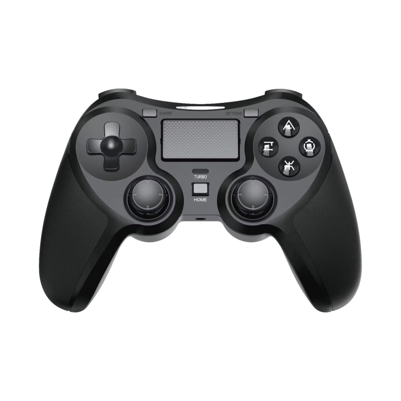 【新品即納】[ACC][PS4] PS4用無線コントローラー4 ブラック アローン(ALG-P4WCK4)(20250731)