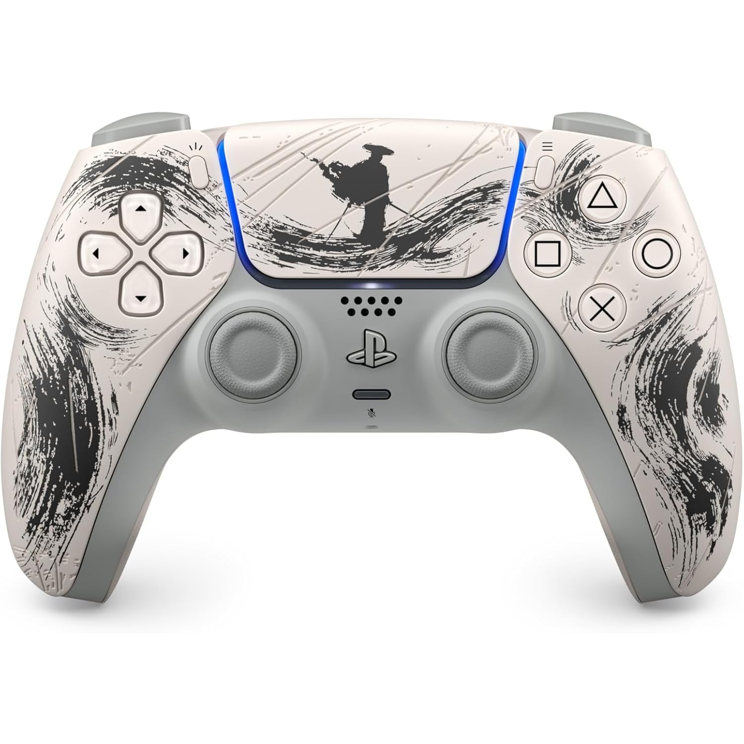 【中古即納】[ACC][PS5] DualSense(デュアルセンス) ワイヤレスコントローラー Ghost of Yotei(ゴースト・オブ・ヨウテイ) ブラック リミテッドエディション SIE(CFI-ZCT1JZ8)(20251002)