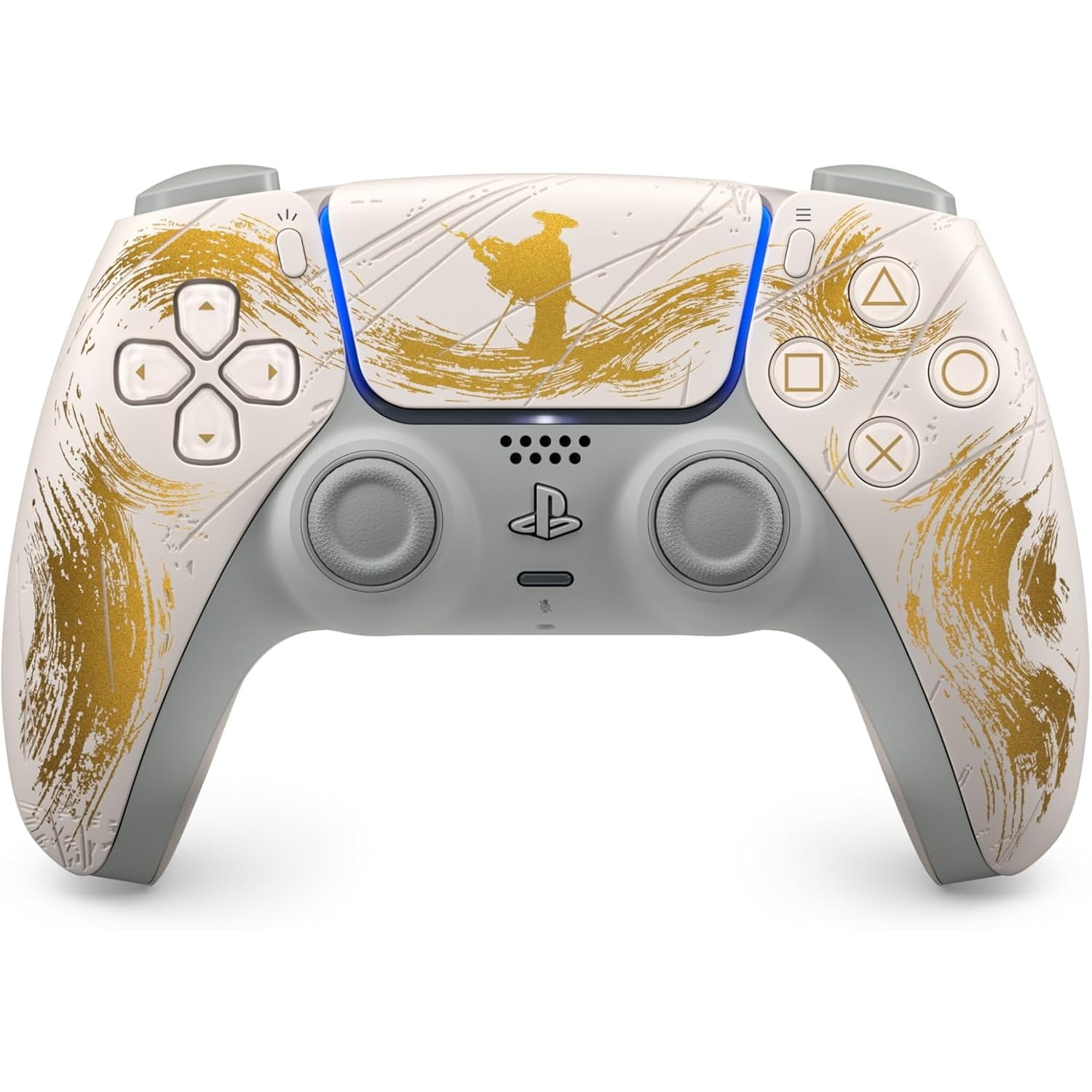 【中古即納】[ACC][PS5] DualSense(デュアルセンス) ワイヤレスコントローラー Ghost of Yotei(ゴースト・オブ・ヨウテイ) ゴールド リミテッドエディション SIE(CFI-ZCT1JZ7)(20251002)