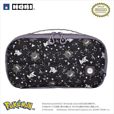 【新品即納】[ACC][Switch2] キルティングミディアムポーチ for Nintendo Switch 2(ニンテンドースイッチ2) ゴーストパーティー 任天堂ライセンス商品 HORI(NSX-093)(20251030)
