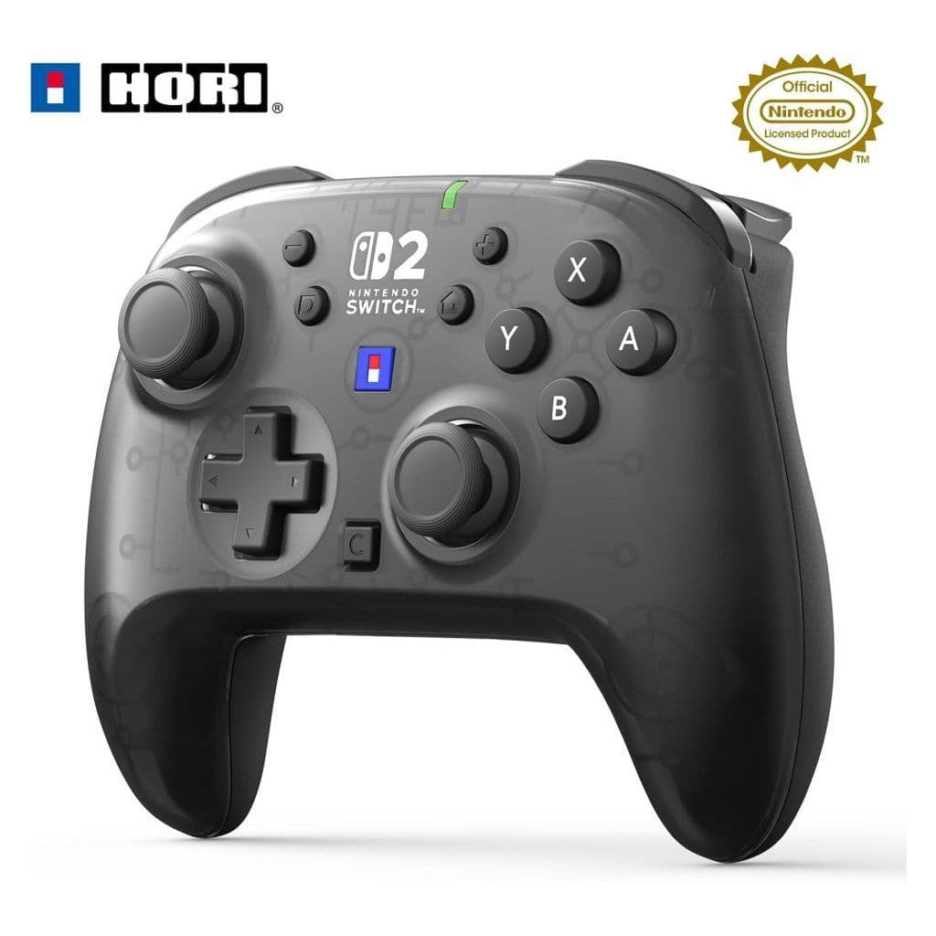 【新品】【お取り寄せ】[ACC][Switch2] ワイヤレスホリパッド TURBO for Nintendo Switch 2(ニンテンドースイッチ2) ミストブラック 任天堂ライセンス商品 HORI(NSX-126)(20251122)