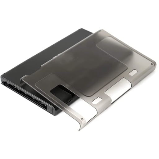 【中古即納】[お得品][表紙説明書なし][ACC][Switch] ウルトラスリムケース スモークブラック PLEVE(PUSC-SB)(20190430)