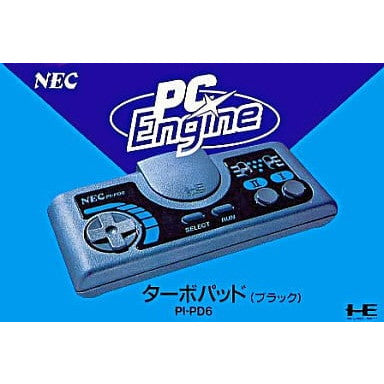 【中古即納】[ACC][PCE] PCエンジン専用 ターボパッド(ブラック) NECホームエレクトロニクス(PI-PD6)(19891208)