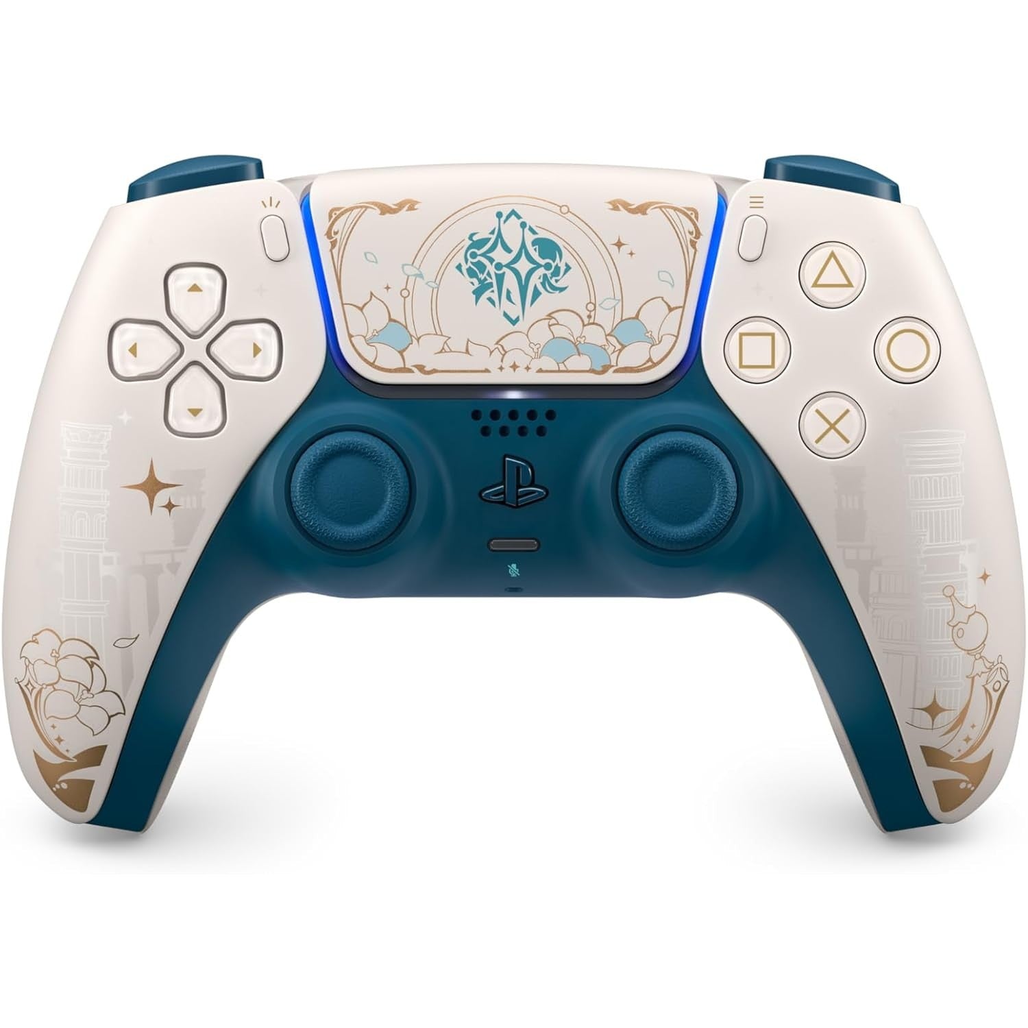 【新品即納】[ACC][PS5] DualSense(デュアルセンス) ワイヤレスコントローラー 原神 リミテッドエディション SIE(CFI-ZCT2JZE)(20260121)