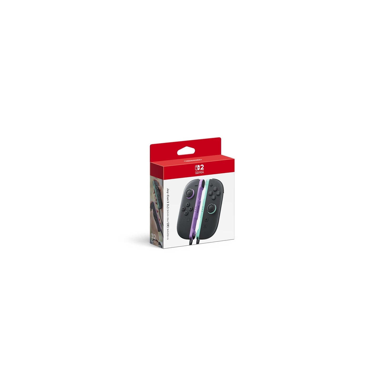 【中古即納】[お得品][表紙説明書なし][ACC][Switch2] Joy-Con 2(ジョイコン2) (L) ライトパープル/(R) ライトグリーン 任天堂(BEE-A-JABAB)(20260212)
