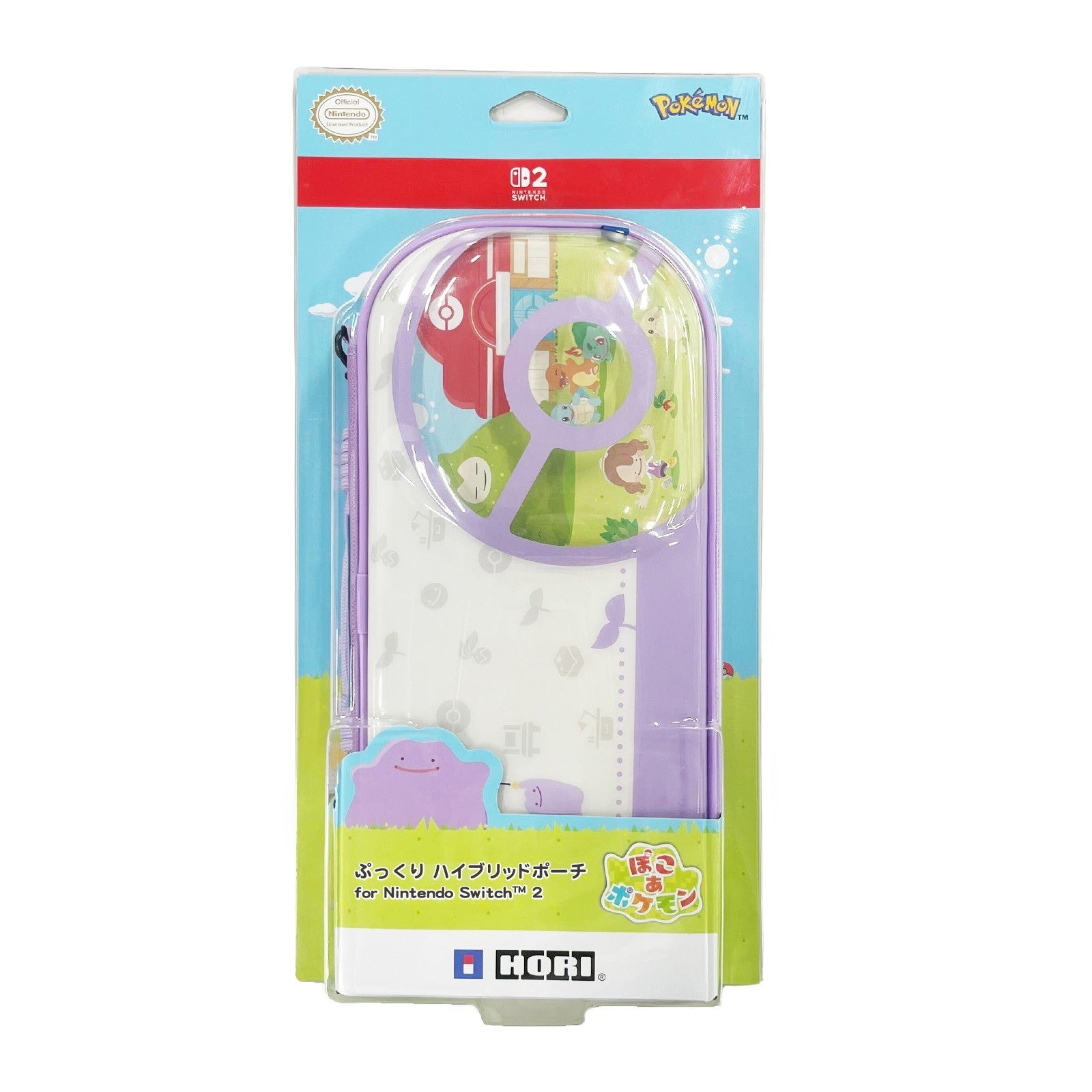 【新品】【お取り寄せ】[ACC][Switch2] ぽこあポケモン ぷっくりハイブリッドポーチ for Nintendo Swich 2(ニンテンドースイッチ2) 任天堂ライセンス商品 HORI(NSX-182)(20260425)