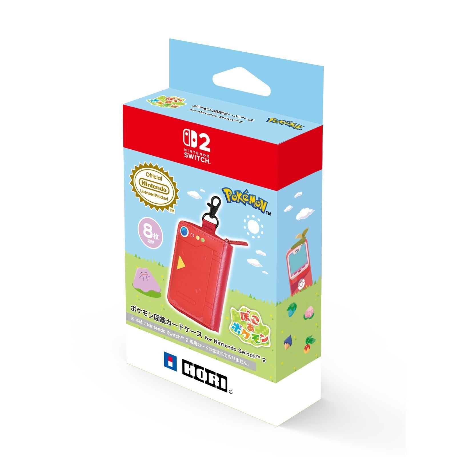 【新品】【お取り寄せ】[ACC][Switch2] ぽこあポケモン 図鑑カードケース for Nintendo Swich 2(ニンテンドースイッチ2) 任天堂ライセンス商品 HORI(NSX-183)(20260425)