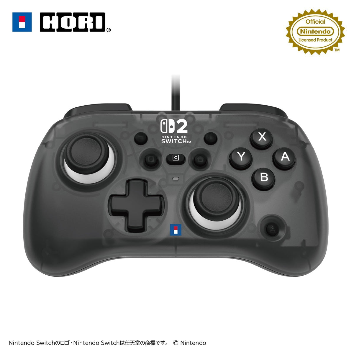 【新品】【お取り寄せ】[ACC][Switch2] ホリパッド TURBO ミニ for Nintendo Switch 2(ニンテンドースイッチ2) ブラック 任天堂ライセンス商品 HORI(NSX-222)(20260425)