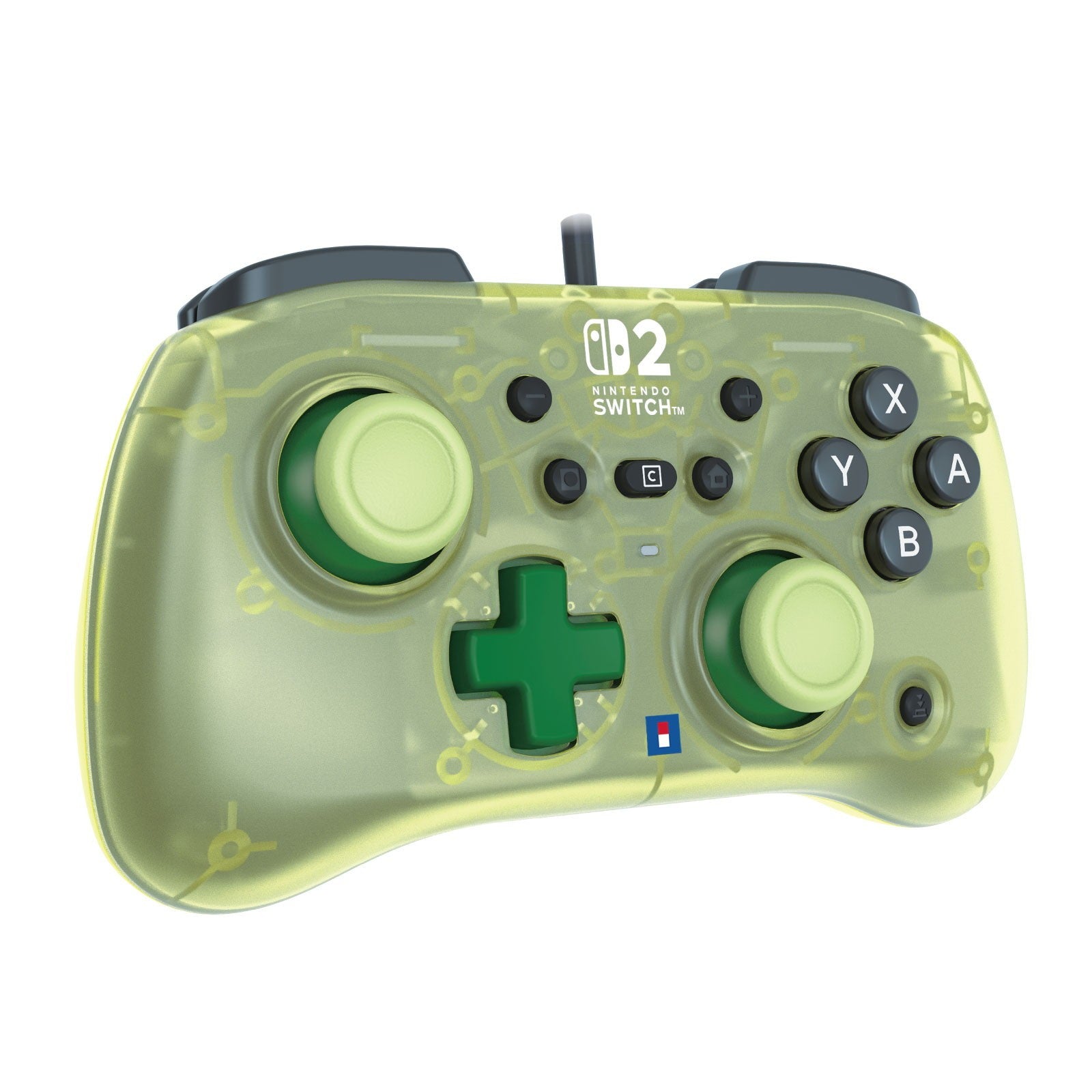【新品即納】[ACC][Switch2] ホリパッド TURBO ミニ for Nintendo Switch 2(ニンテンドースイッチ2) ライム 任天堂ライセンス商品 HORI(NSW-224)(20260425)